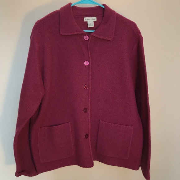 Women’s large Richards & Jones 100% wool sweater - Picture 1 of 3